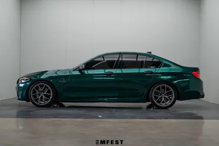 BMW F10 530d전체랩핑 엠페스트디자인 아일오브맨그린 / 용인시 처인구 포곡읍