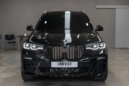 [엠페스트]인천랩핑,청라랩핑,김포랩핑 엠페스트스튜디오! BMW X7전체랩핑 3M2080유광블랙 + X7크롬죽이기 / 용인시 처인구 포곡읍