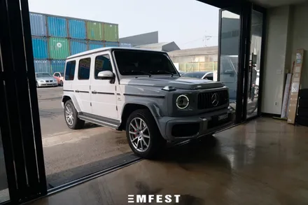 부천랩핑 벤츠 G63 AMG 이노즈텍 초크그레이 전체랩핑 연예인 탁재훈님 차량 / 용인시 처인구 포곡읍