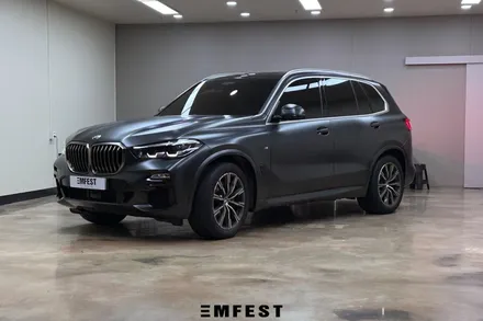 인천랩핑 BMW G05 X5전체랩핑 에이버리 사틴블랙락그레이메탈릭 시공후기 / 용인시 처인구 포곡읍