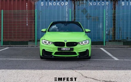 용인랩핑 BMW F80 M3전체랩핑 이노즈텍 애시드그린 / 용인시 처인구 포곡읍