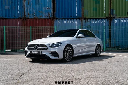 용인랩핑 벤츠 W213 E220D전체랩핑 포르쉐 크레용컬러로 바뀌었어요! / 용인시 처인구 포곡읍