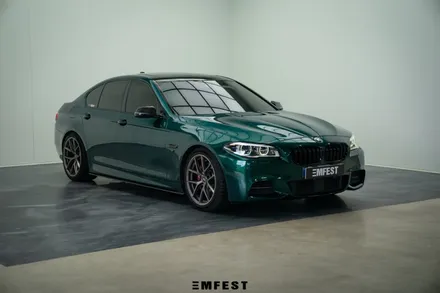 BMW F10 530d전체랩핑 엠페스트디자인 아일오브맨그린 / 용인시 처인구 포곡읍