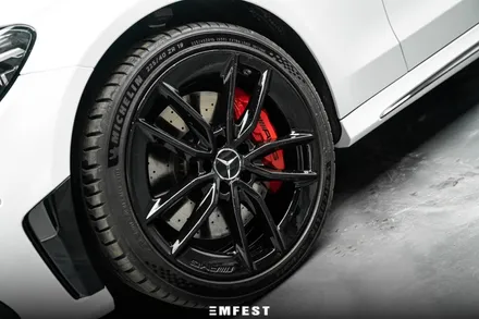 분당랩핑 벤츠 W205 C43AMG카브리올레전체랩핑 이노즈텍 메탈릭 펄화이트 / 용인시 처인구 포곡읍