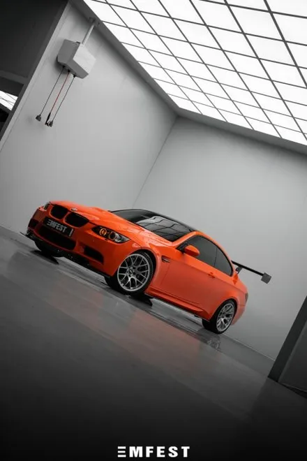 용인랩핑 BMW E92M3전체랩핑 엠페스트디자인 마그마오렌지 / 용인시 처인구 포곡읍