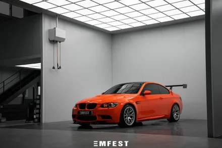 용인랩핑 BMW E92M3전체랩핑 엠페스트디자인 마그마오렌지 / 용인시 처인구 포곡읍