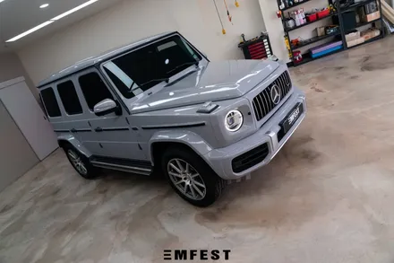 부천랩핑 벤츠 G63 AMG 이노즈텍 초크그레이 전체랩핑 연예인 탁재훈님 차량 / 용인시 처인구 포곡읍