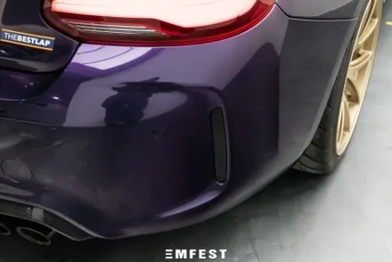 강남랩핑 BMW F87 M2컴페티션전체랩핑 이노즈텍 미드나잇퍼플로 보라돌이 만들기! / 용인시 처인구 포곡읍