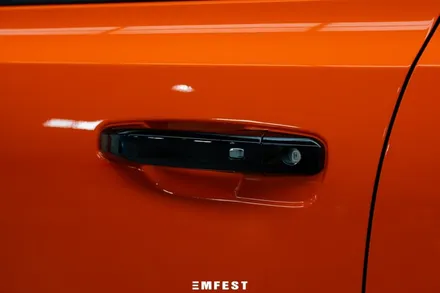 용인랩핑 GMC 허머EV전체랩핑 엠페스트디자인 마그마오렌지 / 용인시 처인구 포곡읍