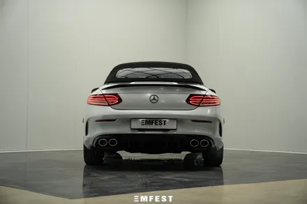 분당랩핑 벤츠 W205 C43AMG카브리올레전체랩핑 이노즈텍 메탈릭 펄화이트 / 용인시 처인구 포곡읍