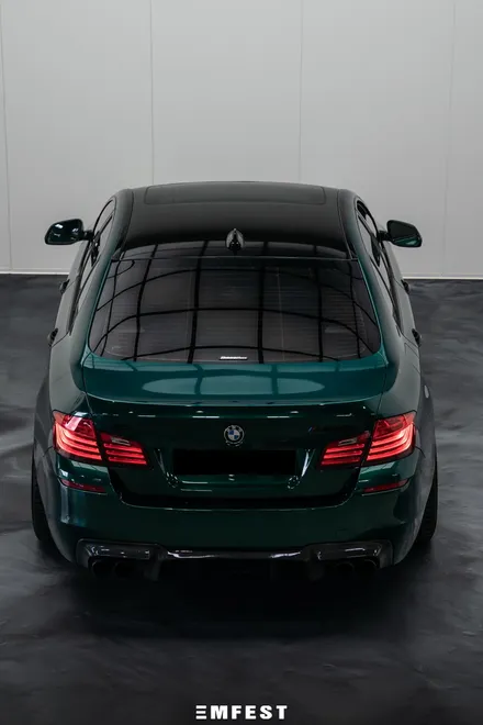 BMW F10 530d전체랩핑 엠페스트디자인 아일오브맨그린 / 용인시 처인구 포곡읍