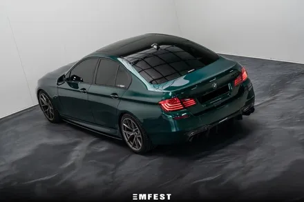 BMW F10 530d전체랩핑 엠페스트디자인 아일오브맨그린 / 용인시 처인구 포곡읍