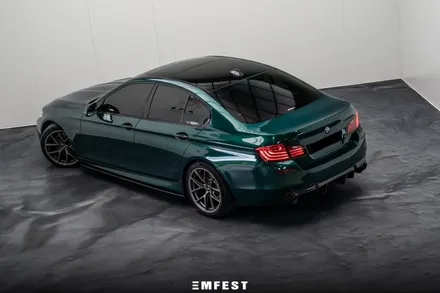 BMW F10 530d전체랩핑 엠페스트디자인 아일오브맨그린 / 용인시 처인구 포곡읍