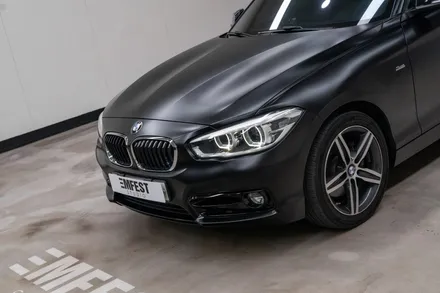 [엠페스트] 인천랩핑,청라랩핑 엠페스트스튜디오! BMW 118D전체랩핑 에이버리사틴블랙전체랩핑 추천 / 용인시 처인구 포곡읍