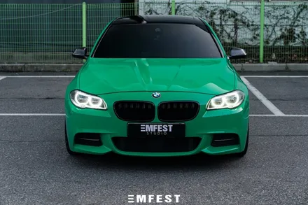 인천랩핑 BMW F10 530D 3M1080 켈리그린 전체랩핑 / 용인시 처인구 포곡읍