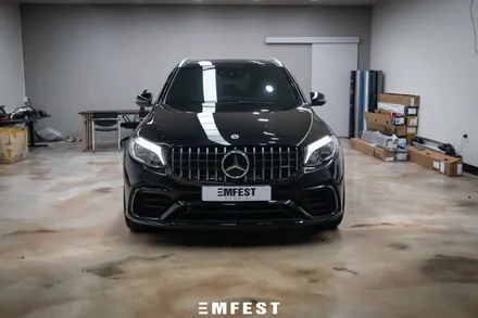 인천랩핑 벤츠 X253 GLC63 AMG 전체크롬죽이기 시공 / 용인시 처인구 포곡읍