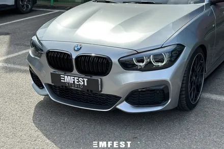 청라랩핑 BMW F20 118D전체랩핑 AX필름 GT실버 시공후기 / 용인시 처인구 포곡읍
