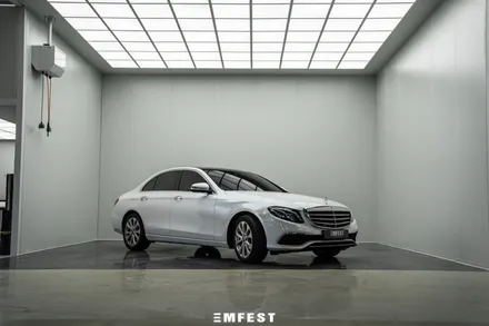 판교랩핑 W213 E클래스전체랩핑 순정보다 더 순정스러운 화이트컬러로 바뀌었어요. / 용인시 처인구 포곡읍