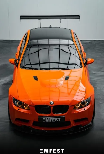 용인랩핑 BMW E92M3전체랩핑 엠페스트디자인 마그마오렌지 / 용인시 처인구 포곡읍