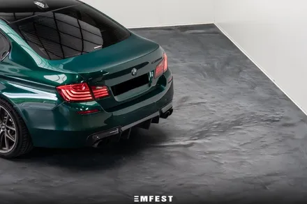 BMW F10 530d전체랩핑 엠페스트디자인 아일오브맨그린 / 용인시 처인구 포곡읍