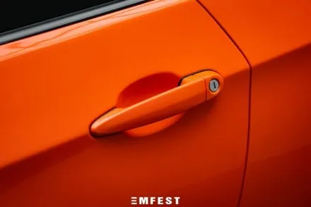 용인랩핑 BMW E92M3전체랩핑 엠페스트디자인 마그마오렌지 / 용인시 처인구 포곡읍