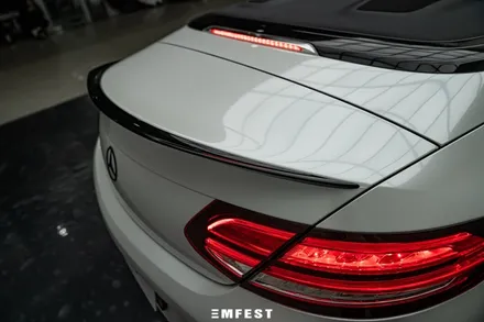 분당랩핑 벤츠 W205 C43AMG카브리올레전체랩핑 이노즈텍 메탈릭 펄화이트 / 용인시 처인구 포곡읍