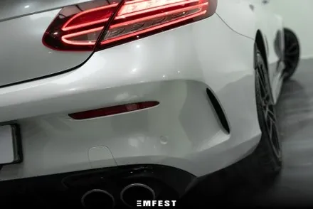 분당랩핑 벤츠 W205 C43AMG카브리올레전체랩핑 이노즈텍 메탈릭 펄화이트 / 용인시 처인구 포곡읍