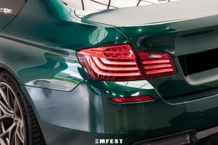 BMW F10 530d전체랩핑 엠페스트디자인 아일오브맨그린 / 용인시 처인구 포곡읍