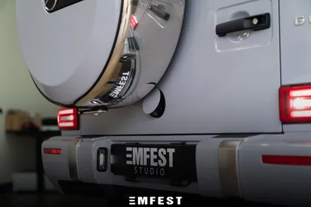 부천랩핑 벤츠 G63 AMG 이노즈텍 초크그레이 전체랩핑 연예인 탁재훈님 차량 / 용인시 처인구 포곡읍