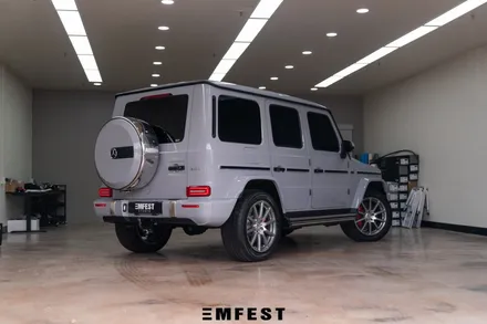 부천랩핑 벤츠 G63 AMG 이노즈텍 초크그레이 전체랩핑 연예인 탁재훈님 차량 / 용인시 처인구 포곡읍