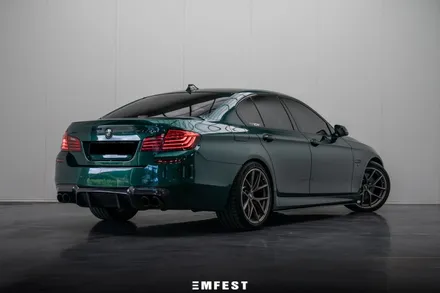 BMW F10 530d전체랩핑 엠페스트디자인 아일오브맨그린 / 용인시 처인구 포곡읍