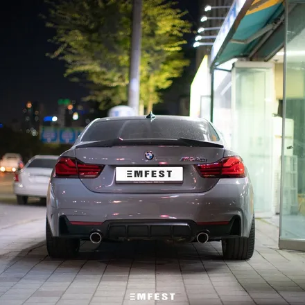 [엠페스트] BMW 428i 전체랩핑 에이버리 유광락그레이 / 용인시 처인구 포곡읍