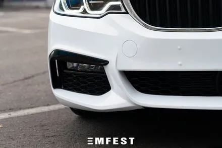 [엠페스트] 인천랩핑,청라랩핑 엠페스트스튜디오! BMW 520D(G30)전체랩핑 3M2080 유광 골드스파클링화이트 추천 / 용인시 처인구 포곡읍