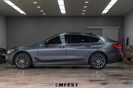 [엠페스트] 인천랩핑,청라랩핑,김포랩핑 엠페스트스튜디오! BMW 6GT전체랩핑 3M2080 사틴다크그레이 / 용인시 처인구 포곡읍