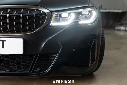 [엠페스트] 인천랩핑 엠페스트스튜디오! BMW G20 M340i전체랩핑 에이버리 사틴블랙락그레이메탈릭 추천 / 용인시 처인구 포곡읍