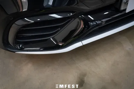인천랩핑 벤츠 X253 GLC63 AMG 전체크롬죽이기 시공 / 용인시 처인구 포곡읍