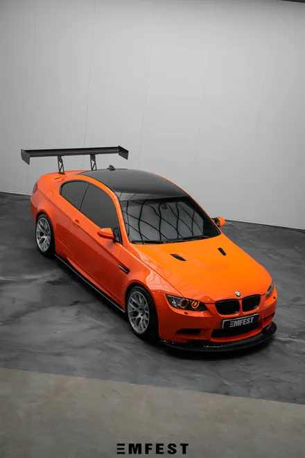 용인랩핑 BMW E92M3전체랩핑 엠페스트디자인 마그마오렌지 / 용인시 처인구 포곡읍