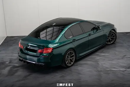 BMW F10 530d전체랩핑 엠페스트디자인 아일오브맨그린 / 용인시 처인구 포곡읍
