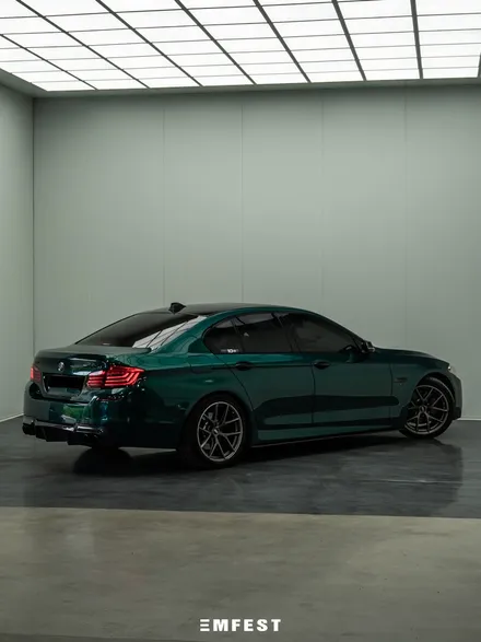 BMW F10 530d전체랩핑 엠페스트디자인 아일오브맨그린 / 용인시 처인구 포곡읍