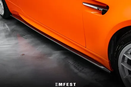 용인랩핑 BMW E92M3전체랩핑 엠페스트디자인 마그마오렌지 / 용인시 처인구 포곡읍