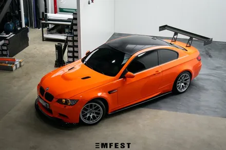 용인랩핑 BMW E92M3전체랩핑 엠페스트디자인 마그마오렌지 / 용인시 처인구 포곡읍