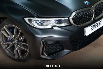 [엠페스트] 인천랩핑 엠페스트스튜디오! BMW G20 M340i전체랩핑 에이버리 사틴블랙락그레이메탈릭 추천 / 용인시 처인구 포곡읍