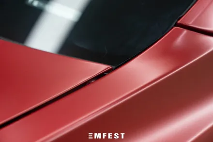 [엠페스트] 인천랩핑,청라랩핑 엠페스트스튜디오! 테슬라 모델3전체랩핑 3M2080사틴뱀파이어레드 추천 / 용인시 처인구 포곡읍