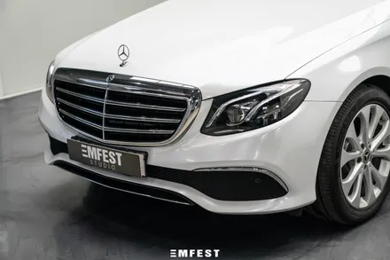 판교랩핑 W213 E클래스전체랩핑 순정보다 더 순정스러운 화이트컬러로 바뀌었어요. / 용인시 처인구 포곡읍