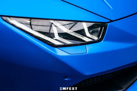 분당랩핑 람보르기리 우라칸전체랩핑 3M2080 사틴퍼펙트블루 / 용인시 처인구 포곡읍