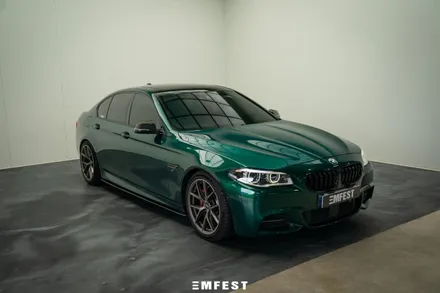 BMW F10 530d전체랩핑 엠페스트디자인 아일오브맨그린 / 용인시 처인구 포곡읍