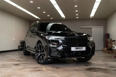 [엠페스트]인천랩핑,청라랩핑,김포랩핑 엠페스트스튜디오! BMW X7전체랩핑 3M2080유광블랙 + X7크롬죽이기 / 용인시 처인구 포곡읍
