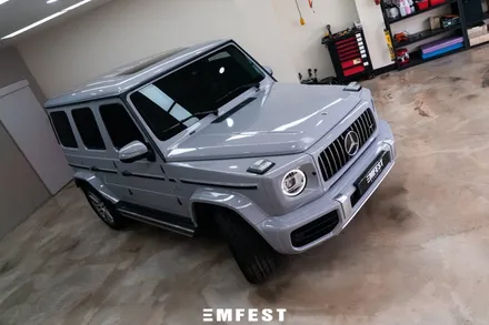부천랩핑 벤츠 G63 AMG 이노즈텍 초크그레이 전체랩핑 연예인 탁재훈님 차량 / 용인시 처인구 포곡읍