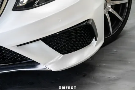 용인랩핑 벤츠 W222 S63전체랩핑 블랙바디에서 매력적인 무광화이트로 연출하기! / 용인시 처인구 포곡읍