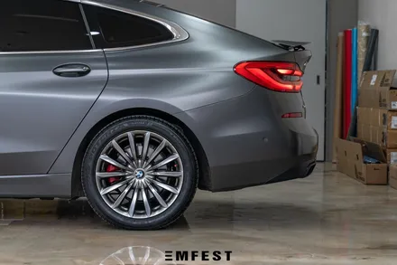 [엠페스트] 인천랩핑,청라랩핑,김포랩핑 엠페스트스튜디오! BMW 6GT전체랩핑 3M2080 사틴다크그레이 / 용인시 처인구 포곡읍